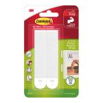 3M 11282 Command Picture Hanging Strips 17217-ES X-Large White, Pack of 4 Sets