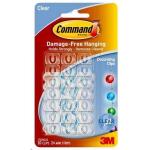 3M Command XA006701552 Decorating Clips - Clear Strips
