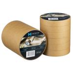 Matthews Kraft Paper Packaging Tape - Tan 24mm x 50m x 125mu - 6 Rolls / Sleeve - Priced for 1 Roll