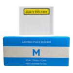 Matthews MPH15982 Plastic Labelope Invoice Enclosed - White, 115mm x 150mm (1000)           None 1000 Labelopes/Box 200 Boxes/Pallet, priced for Per Box, MOQ is 1 Box