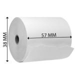 Matthews MPH22160 Thermal Paper Roll - White, 57x38mm 1Ply,FSCMix(50)10Rolls/Pack50Rolls/Box priced for Per Roll