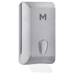 Matthews MPH27451 Half Slimfold Towel Dispenser - Silver, 400 Sheet Capacity (1) 1 Dispenser/Bag 1 Dispenser/Box None, priced for Per Each, MOQ is 1 Unit