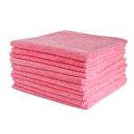 Matthews MPH33162 Microfibre Cloths - Pink, 400mm x 400mm, 300gsm (10)  10 Cloths/Pack 50 Cloths/Box 48 Boxes/Pallet, priced for Per Pack, MOQ is 1 Box