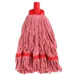 Matthews MPH33618 Looped Cotton Mop Head - Red, 25mm x 350g / 300mm (12) 1 Head/Pack 12 Heads/Boxpriced Per Each, MOQ 1 Unit