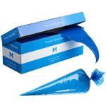 Matthews MPH38010 Premium Piping Bags - Blue, 475mm / 18 Inch x 80mu (100)  Anti-Slip Coating100Bags/Roll 5 Rolls/Box priced Per Roll, MOQ 1 Box