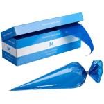 Matthews MPH38015 Premium Piping Bags - Blue, 550mm / 22 Inch x 80mu (100)  Anti-Slip Coating 100Bags/Roll 5 Rolls/Box priced Per Roll, MOQ 1 Box
