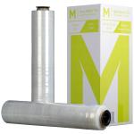 Matthews MPH8017 Cast Hand Stretch Film - Clear, 500mm x 600m x 9mu (4) + 4 Free End Caps 2.48kgNet Weight 4 Rolls/Box priced Per Roll, MOQ 1 Box