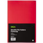 Okin IF416 Okin Manilla File Folders FS Assorted, Pack of 10