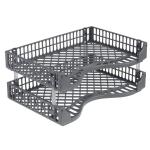Okin ODTGY Okin Document Tray Grey, Pack of 2