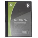 OSC RP30BK Clip Easy File A4 Black 30 Sheet