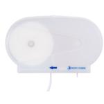 Pacific Hygiene D34W DOUBLE MINI JUMBO TOILET ROLL DISPENSER - White