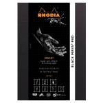 Rhodia C116111C Touch Maya Black Pad A5 Cross n Dot