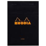 Rhodia C136009C Bloc Pad No. 13 A6 Lined Black