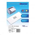 Unistat DL Label 20up 98 x 25.4 100/Pack