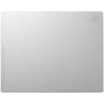 ASUS ROG Moonstone Ace L Tempered Glass Gaming Mouse Pad - White