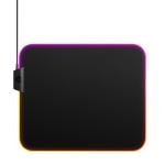 Steelseries QCK Prism Cloth Medium RGB Gaming Mouse Pad, 320 mm x 270 mm x 4 mm, 2 Zone RGB.