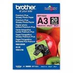 Brother Glossy Photo Paper, A3, 260gsm, 20 sheets pack. BP71GA3