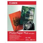 Canon genuine SG2014X6 Photo Paper Semi-Gloss 20/Pack 260gsm 101.60 mm x 152.40 mm
