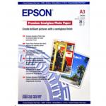 Epson Premium Photo Paper A3 Semi Glass 20 Sheet