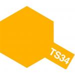 Tamiya TS-34 Spray Paint for Plastics - Camel Yellow - 100ml
