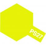 Tamiya PS-27 Spray Paint for Polycarbonate - Fluorescent Yellow - 100ml