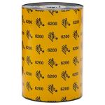 Zebra 06200BK11045 RESIN RIBBON 110MMX450M (4.33INX1476FT) 6200 RESIN 25MM (1IN) CORE