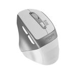 Promate SAMIT.WHT Ergonomic Silent Click Wireless Mouse - White Plug & Play - Supports 1200/1600/2200 DPI High Precision - Amidextrous Design -  Up to 2200 DPI - 10m Working Range
