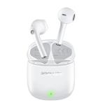 Promate LIMA.WHT In-Ear HD Bluetooth Earbuds - White with Intellitouch & 260mAh Charging Case - ErgonomicFit - Up to 7-Hour Playback -  2x 40mAh Earphone Battery - Auto Pairing