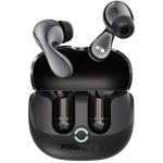 Promate BATON In-Ear HD Bluetooth Earbud Hybrid ANC TWS with Intellitouch - IPX4 Black - Includes 500mAh Recharging Battery Case, Up to 40 Hours Playback, Active Noise Cancelling, Built-in Microphone