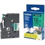 Brother TZE-731 - 12 mm Black/Green