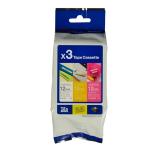 Brother Genuine TZE-33M3 12mm Laminated Label Tape Multi-Pack Black on White, White on Satin Gold, White on Berry Pink for PTD210, PT-D400,PTD600, PTH110, PTM95 ,PT-P300BT,PT-P910BT ,PTE110VP