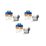 Brother Genuine DK-11202 Black on White, 62mm x 100mm Label Roll Value Pack 3pcs 300 labels per roll for QL1100,QL-580N,QL810W, QL800,QL820NWB ,QL1110NWB,QL-1050,QL-1060N, QL700