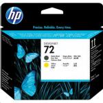 HP 72 Printhead Black & Yellow Matte