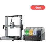 Creality Remanufactured Multi-Colour FDM 3D Printer Hi & CFS Combo Pack Build Size 260 x 260 x 300 mm - Up to 500mm/s with an acceleration of 12000mm/s2 - PB 6 Months Warranty