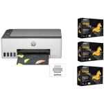 HP Home Office Eco-Friendly Printer Pack Includes 5105 InkTank Colour MFP Printer & 1500 Sheets A4 Paper Copier / Print - Apple AirPrint - Mopria (Android) - Wi-Fi Direct printing