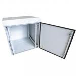 Dynamix RODW12-400 12RU Outdoor Wall Mount Cabinet     (600x400x533mm). IP65 rated. Lockable front door. No fans or filters.