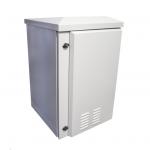 Dynamix RODW12-400FK 12RU Vented Outdoor Outdoor Wall Mount Cabinet (610x425x640mm external). IP45 rated. Dual lock front door. Supplied with dual extractor fans and input/output air filters.