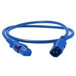 Enlogic ENL-EP8704Bs C13 to C14 Locking Power Cord 1.2m - Blue