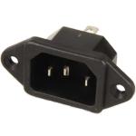 RackPower KNCN12-01 10A C14 screw Mount Inlet