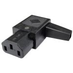 RackPower KNCS19-06 10A C13 right hand angled socket Black