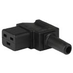 RackPower KNCS29-02 16A C19 IEC Left Hand angled socket