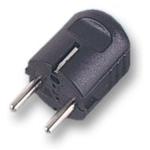RackPower KNSP28-01 16A Schuko Back Entry Plug Black
