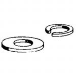 Du-Bro - Flat Washer - Stainless Steel - #8 - 8 Washers