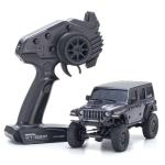 Kyosho Mini-Z 4x4 MX-010 32521GM 1/18 Remote Control Car - Jeep Wrangler Unlimited Rubicon Rock Crawler - Granite Crystal Metallic - Readyset