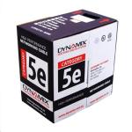 Dynamix C-C5EXDS-SLDBK 305m Cat5E UTP EXTERNAL     Dual Sheath Solid Cable Roll 100MHz, 24AWGx4P Black PVC+PE Jacket. Supplied in Pull Box
