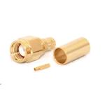 RP-SMA Male Crimp Connector for LMR195/RG58