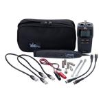 Ideal Industries IDL33-866 Test-Tone-Trace Voice/Data/Video Test Kit. Includes Carrying casewithPatch Cables, Alligator Clips, BNC and RCA Adapters.