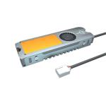 Heatsink of SSD JEYI XiaoLong PWM M.2 SSD Copper Fins Heatsink with Fan, Fan Speed Be Controlled by Temperature, NVME NGFF M.2 2280 Sheet Hard Disk Cooler Thermal Conductivity Silicon Wafer Cooling