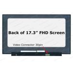 OEM 17.3" LCD Matte Panel FHD(1920x1080) 30pin, Model: NV173FHM-N49 V8.0 No Brackets