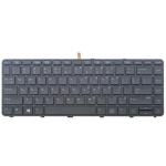 HP Probook 430 G3, 440 G3, 430 G4, 440 G4, 640 G2, 645 G2 US Backlit Keyboard (with Black Frame) PN: 830325-001, 826368-001, 906763-001